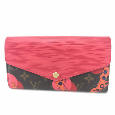 LOUIS VUITTON Folded wallet M60938 Monogram Canvas, Epi Leather multicolor Monogram epi Portefeuille Sarah